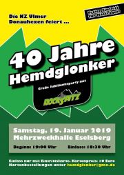 Tickets für ROCKSPITZ  |   40 Jahre Hemdglonker am 19.01.2019 - Karten kaufen